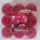 Colonial Candle ~~CRANBERRY SPICE~~ Scented Tea Lights 9/ pack New