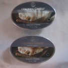 2 Colonial Candle Simmer Snaps~FIRESIDE S'MORES~ 2.4 oz wax melts/ tarts