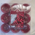 Colonial Candle ~~WHITE OAK & BERRY~~Scented Tea Lights 9/ pack New