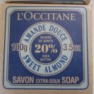 L'Occitane SWEET ALMOND 20% Shea Soap 3.5 oz Rare