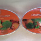 2 Colonial Candle Simmer Snaps "APRICOT MINT" 2.4 oz wax melts/ tarts