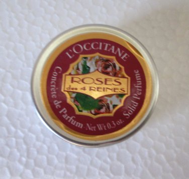 L'Occitane Solid Perfume ~~ROSES des 4 REINES~~ Parfum Concrete 0.30 oz