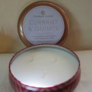 CCCC Colonial Candle Scented CURRANT & QUINCE  Tin 12 oz Soy Blend