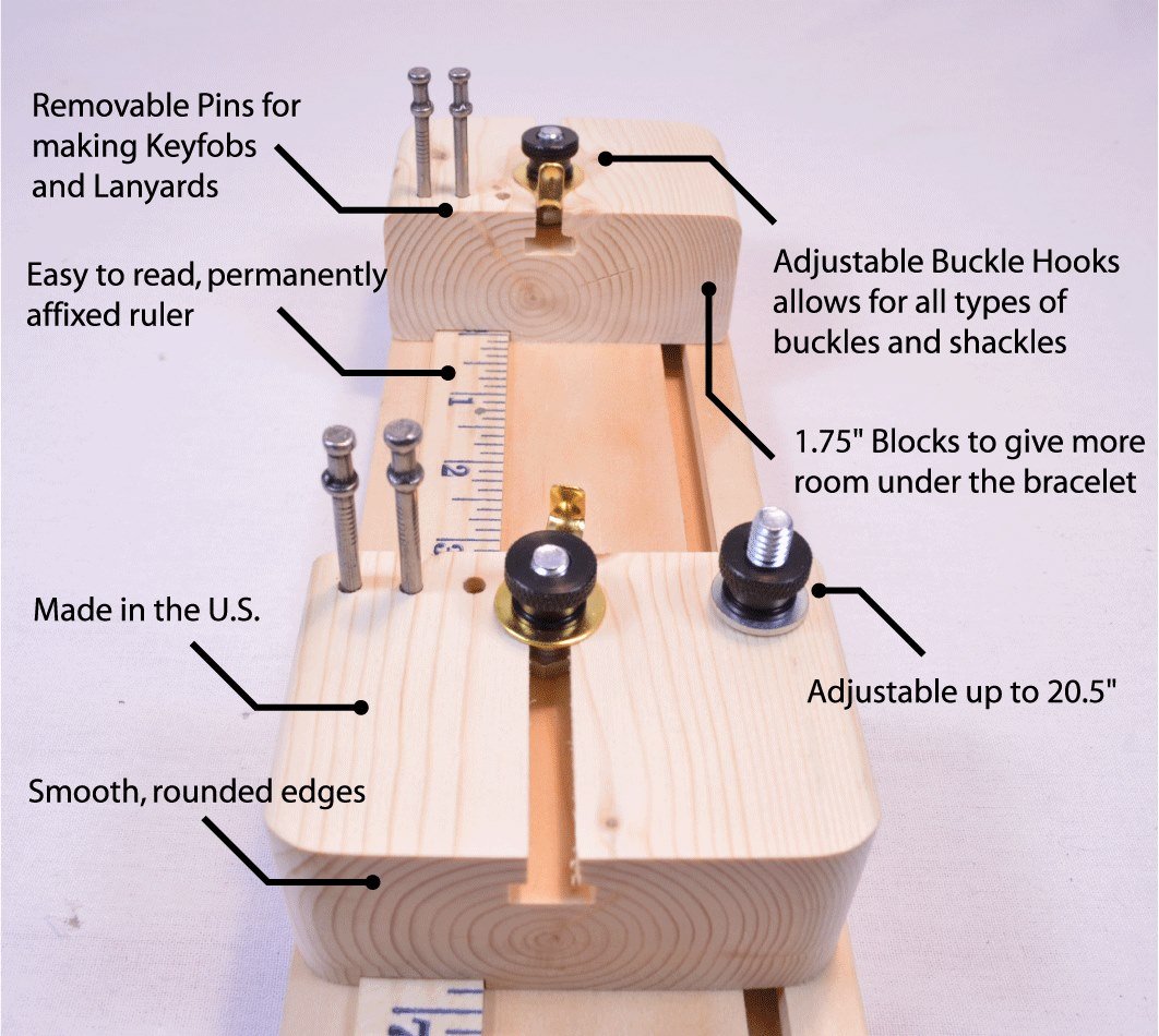 Ultimate 30 Inch Natural Paracord Jig