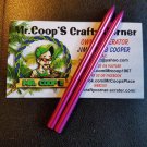 2 Pack - 3 1/2" 550lb Stitching Needles ~ Pink