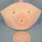 Shabby Chic Pink Teapot Tea Cosy / Cozy