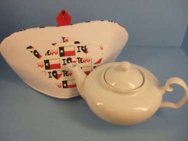 I Love Texas Teapot Tea Cosy / Cozy Set