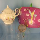 Tinkerbell Fairy PURPLE Teapot & Tea Cosy / Cozy Set