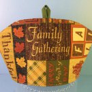 Family Gathering Fall Teapot Tea Cosy / Cozy
