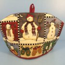 Debbie Mumm Snowman #2 Teapot Tea Cosy / Cozy