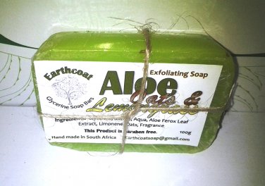 Aloe Ferox Soap, Aloe & Lemongrass by The Touch of Aloe