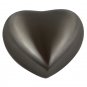 Mini Heart Shape Plain Keepsake Memorial Urn For Token Amount of Ash With Stand