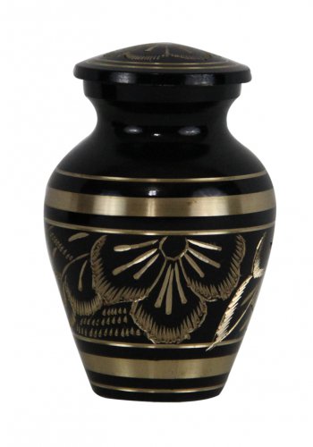 Mini Size Radiance Keepsake Memorial Urn For Ashes With Velvet Box