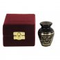 Mini Size Radiance Keepsake Memorial Urn For Ashes With Velvet Box