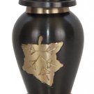 Mini Memorial Prairie Wheat Keepsake Cremation Urn For Ashes With Velvet Box