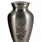 Rose Engraved Keepsake Urn for Memorial Ashes