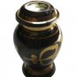 Rainbow Floral Keepsake Funeral Brass Urn