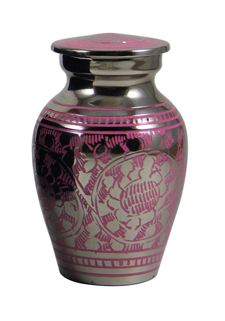 Child Funeral Pink Infant Brass Urn
