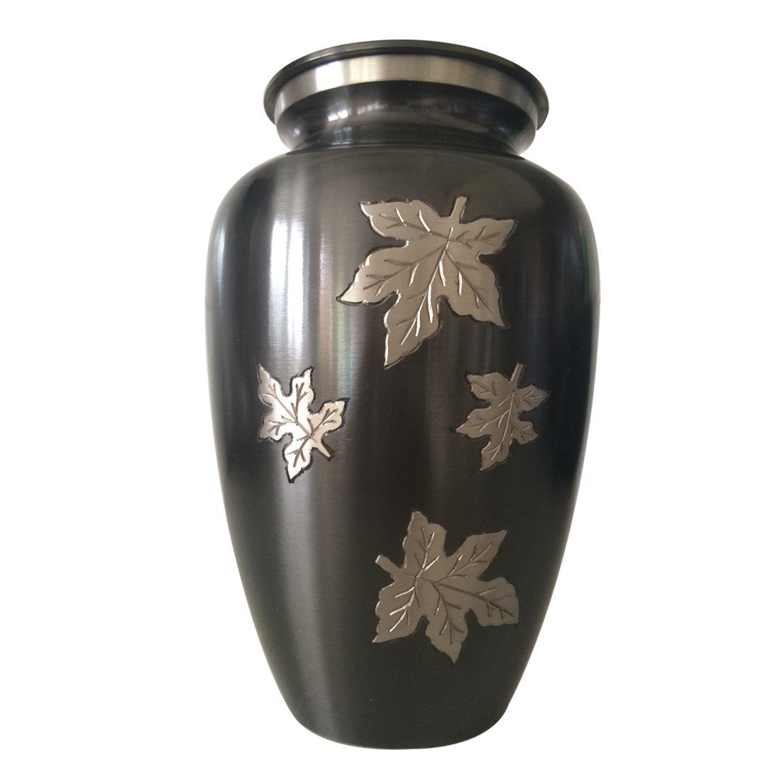 Funeral Cremation Urn with Classic Falling Leaves