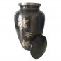Funeral Cremation Urn with Classic Falling Leaves