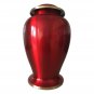 Large Size Autumn Harvest Red Color Adult Cremation Urn For Human Ashes