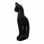 Midnight Sitting Cat Cremation Memorial Urn For Cat Ashes