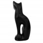 Midnight Sitting Cat Cremation Memorial Urn For Cat Ashes
