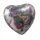 Small Size Lattice Floral Heart Keepsake Funeral Urn For Ashes Available With Stand