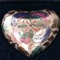 Small Size Lattice Floral Heart Keepsake Funeral Urn For Ashes Available With Stand