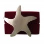 Silver Color Star Shaped Keepsake Memorial Urn For Token Amount Of Ash