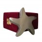 Silver Color Star Shaped Keepsake Memorial Urn For Token Amount Of Ash