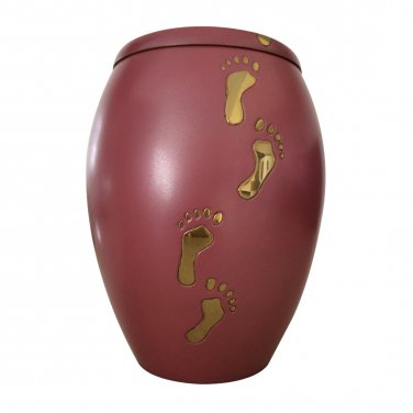 Sutton Pink Child Memorial Cremation Urn For Baby Ashes