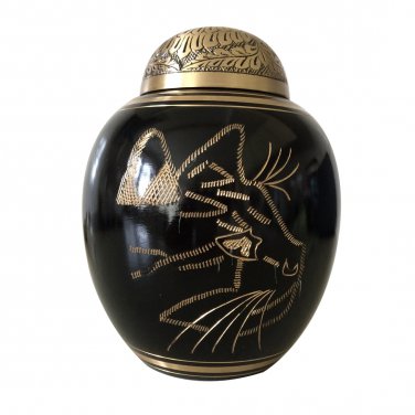 Cat Memorial Urns For Ashes - Black Cat Cremation Urn For Pet Ashes