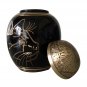 Cat Memorial Urns For Ashes - Black Cat Cremation Urn For Pet Ashes