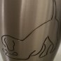 Dog Memorial Classic Pewter Cremation Urn For Pet Ashes
