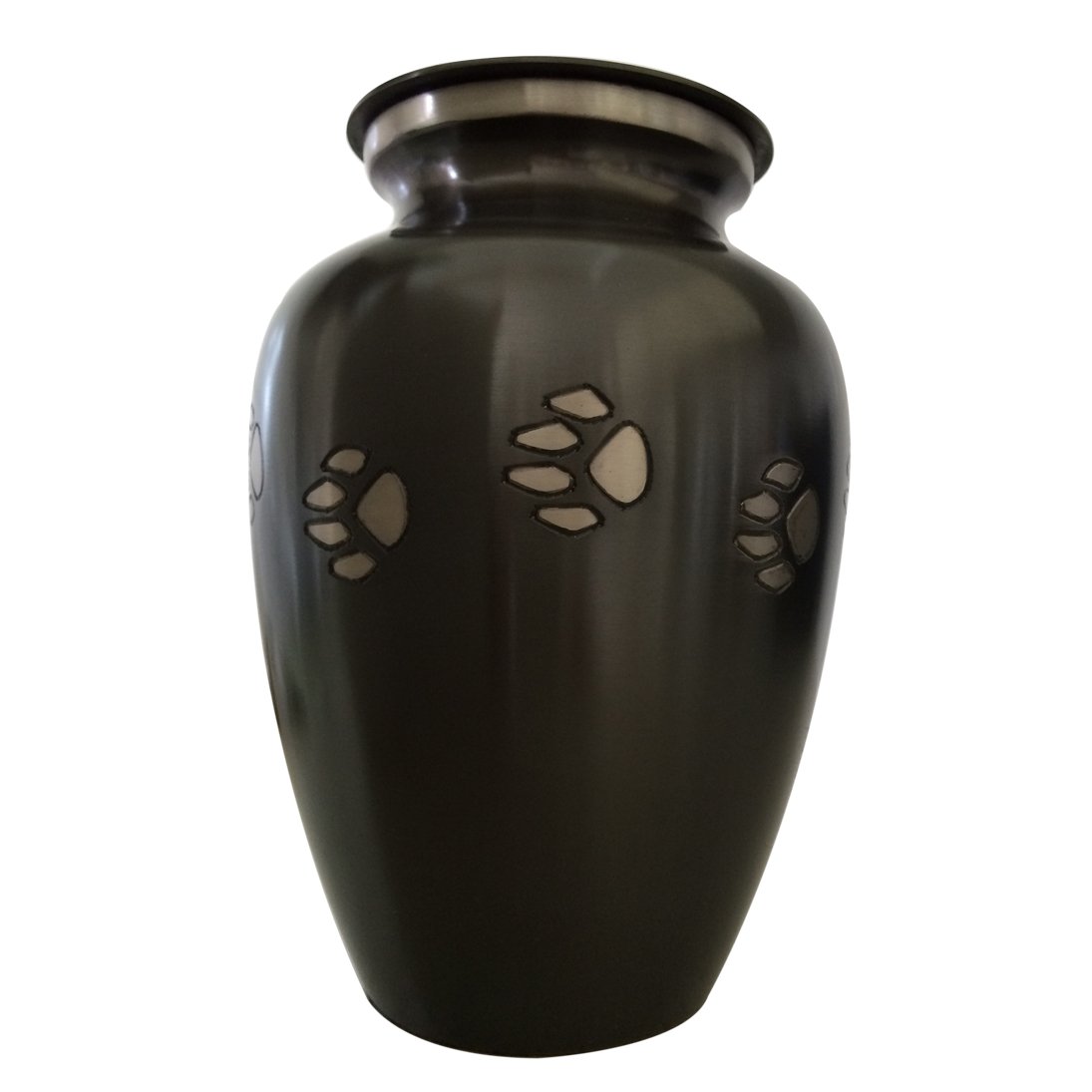 Pet Funeral Paw Prints Cremation Brass Urn