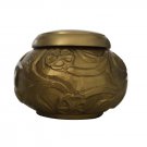Climbing Roses Golden Cremation Keepsake Urn Ashes