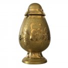 Engraved Silver And Gold Keepsake Urn Ashes, Cremation Urns