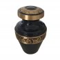 Grecian Rustic Pewter Keepsake Urn, Memorial Urn for Ashes
