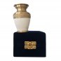 Majestic White Enamel Keepsake Urn Ashes, Cremation Memorial Urns