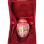Small Keepsake Rose Floral Funeral Urn For Ashes With Velvet Box