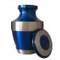 Lineas Rustic Sage Keepsake Cremation Brass Urn with Velvet Box