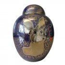 Engraved Blue Angel Infant Child Brass Cremation Urn
