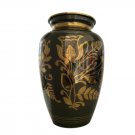 Engraved Classic Nickel Adult Urn for Ashes