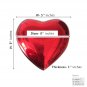 Classic Red Heart Keepsake Urn, Memorial Urns
