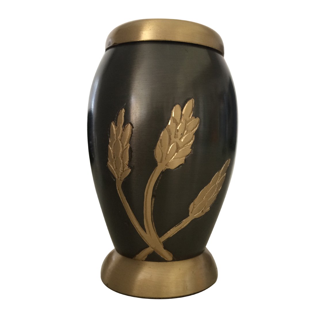 Small Keepsake Autumn Harvest Urn For Ashes With Velvet Box