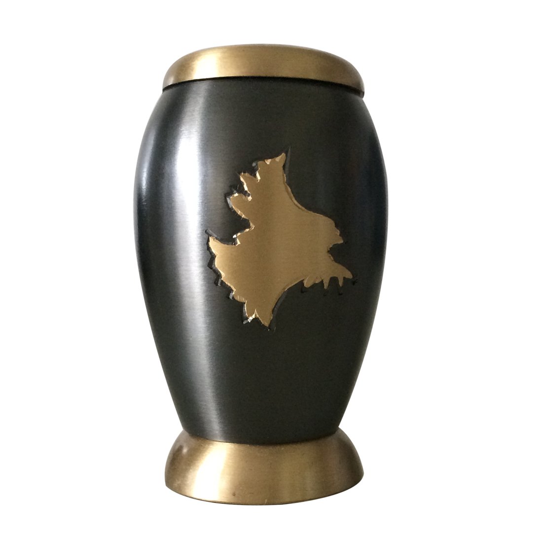 Small Size Falcon Landing Keepsake Memorial Urn For Ashes With Velvet Box