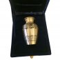 Flower Engraved Small Keepsake Urn, Mini Cremation Urns for Ashes