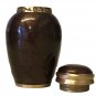 Blessing Bronze Small Keepsake Urn, Mini Cremation Urns for Ashes