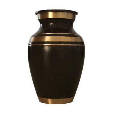 Classic Gray Small Keepsake Urn, Mini Cremation Urns for Ashes